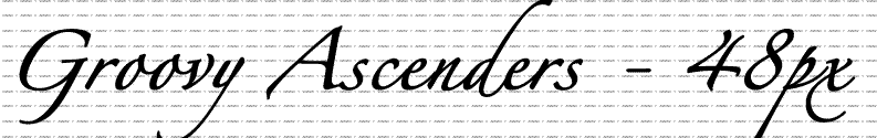 Fonts with Tall Ascenders